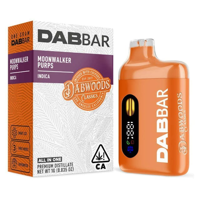 Photograph of product: MOONWALKER PURPS | 1g Classic DabBar All-In-One - 