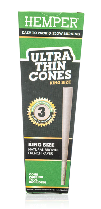 Photograph of product: Accessories | Hemper King Size Cone Glass Tip 2pk | Hemper