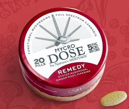 Photograph of product: 5mg Mycro Dose Remedy CBD 4:1 20pk