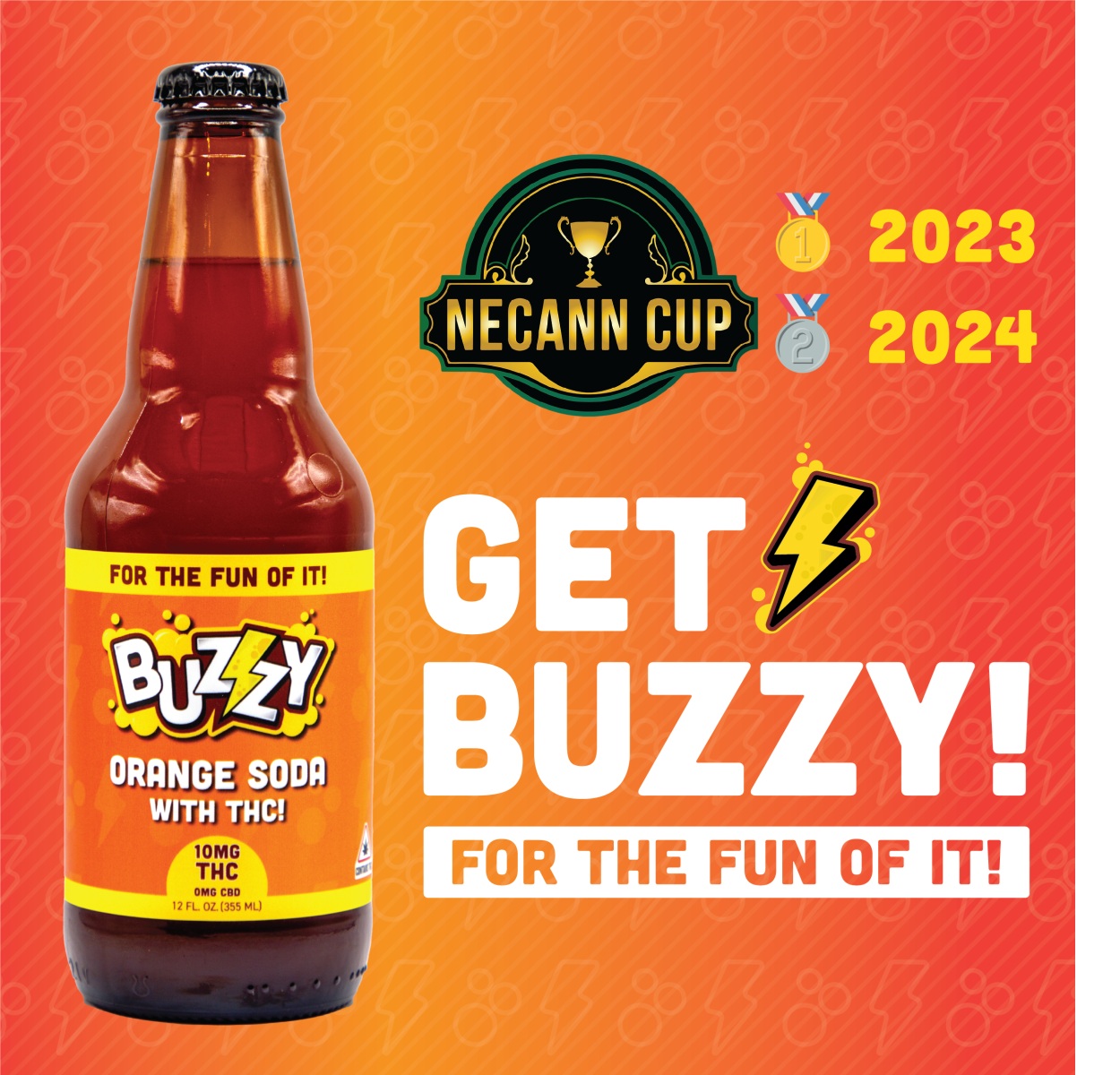 Photograph of product: BZY | Buzzy Orange Soda | 10mg TH-oui