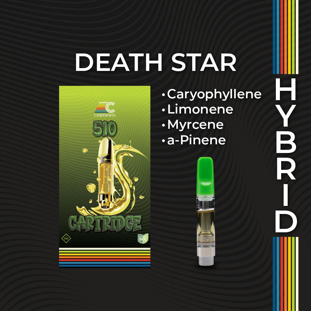 Photograph of product: Death Star | 1g Distillate Cartridge - 