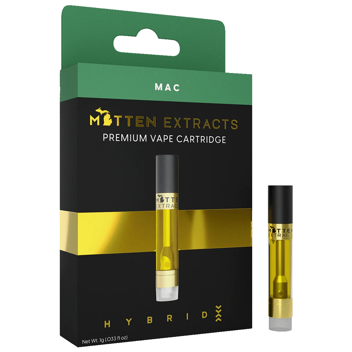 Photograph of product: Mitten Extracts MAC Cartridge Rec