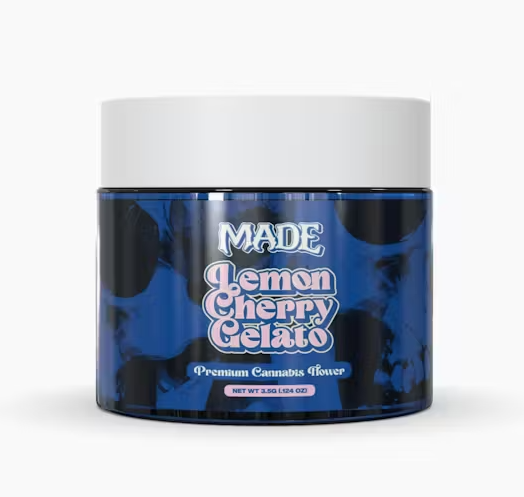 Photograph of product: Made Lemon Cherry Gelato Oui'd Hybrid Flower 3.5g