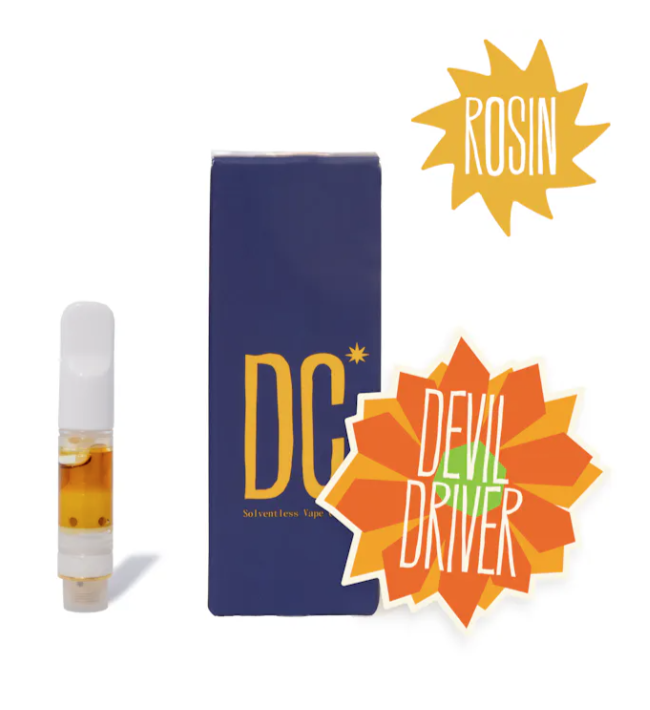 Photograph of product: District Oui'd - Devil Driver Rosin Vape (.5g)