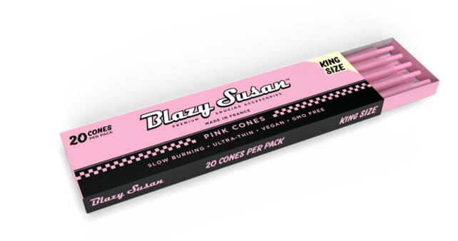 Photograph of product: Blazy Susan Pink Cones King (110mm) 20pk