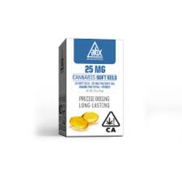 Photograph of product: 25mg Soft Gel 10ct