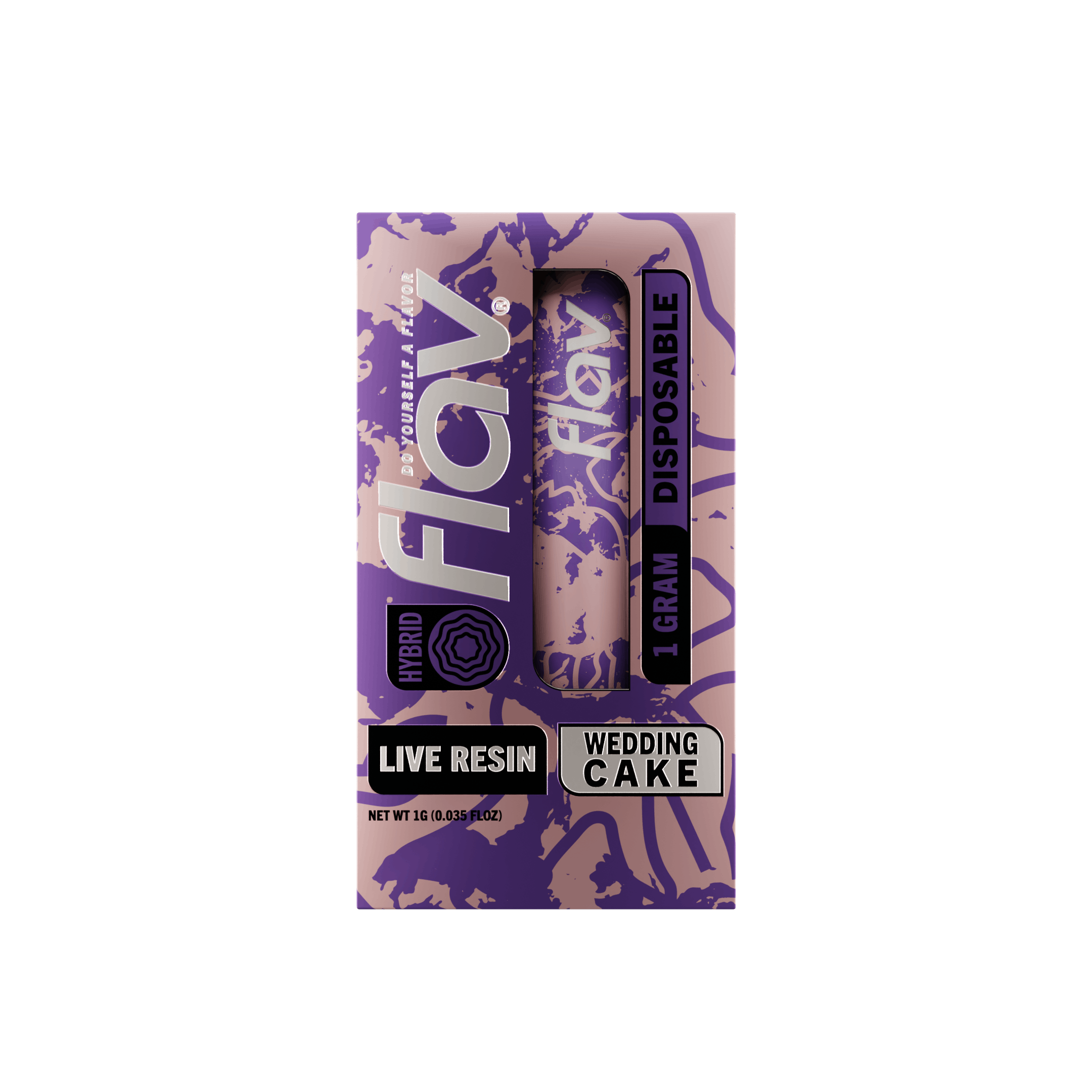 Photograph of product: Flav | Wedding Cake | Live Resin | Disposable | 1g