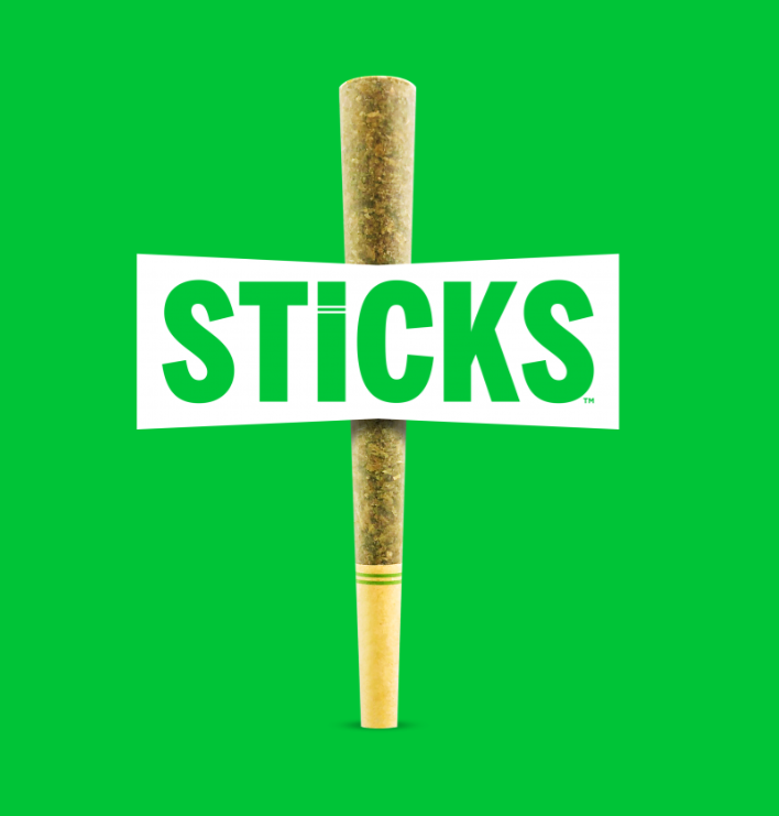 Photograph of product: STICKS - INFUSED - 1G - Oui'd - BLUE MAGOO