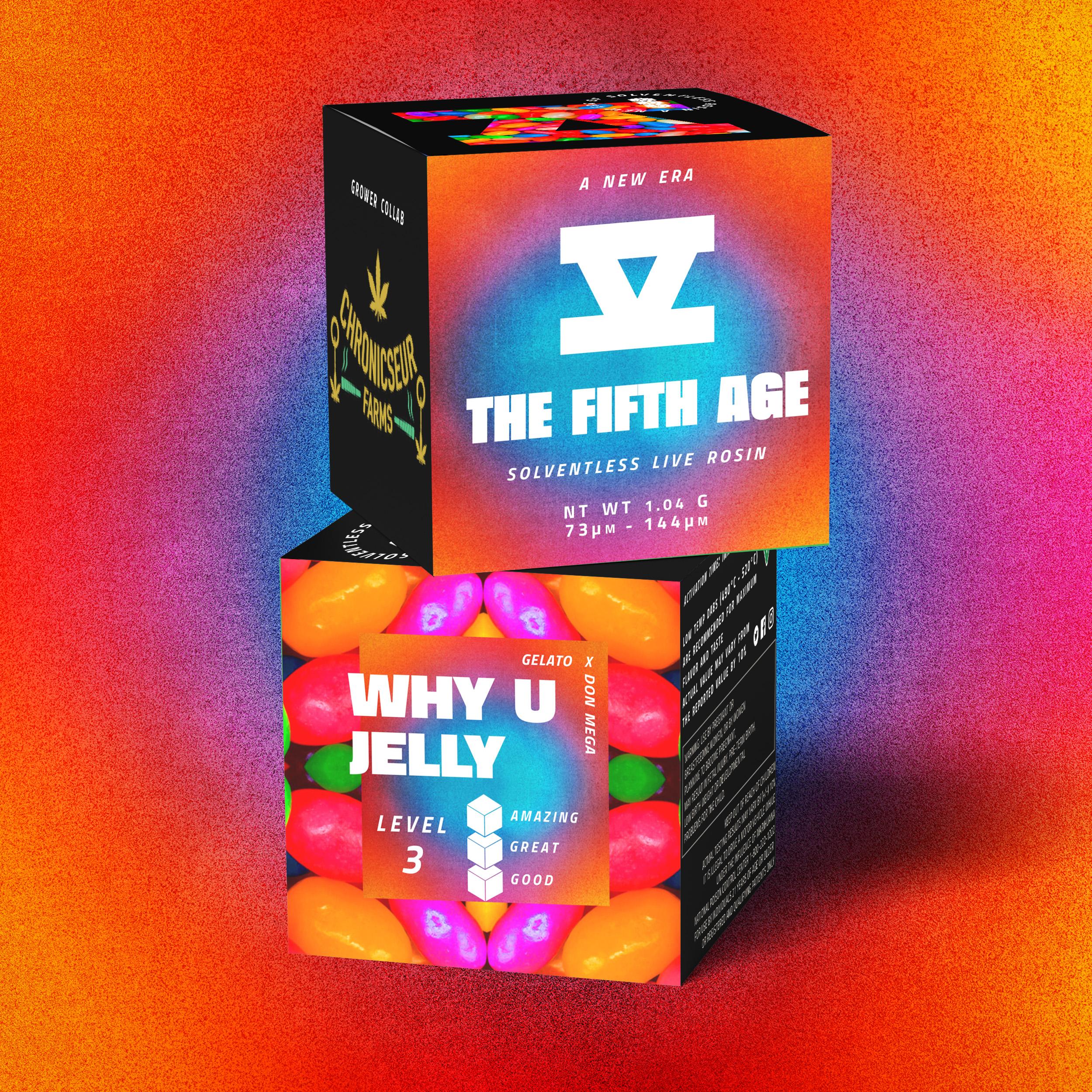 Photograph of product: The Fifth Age - Live Rosin - Why U Jelly (1g)