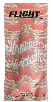 Photograph of product: Flight - Strawberry Shortcake Live Resin Disposable Vape