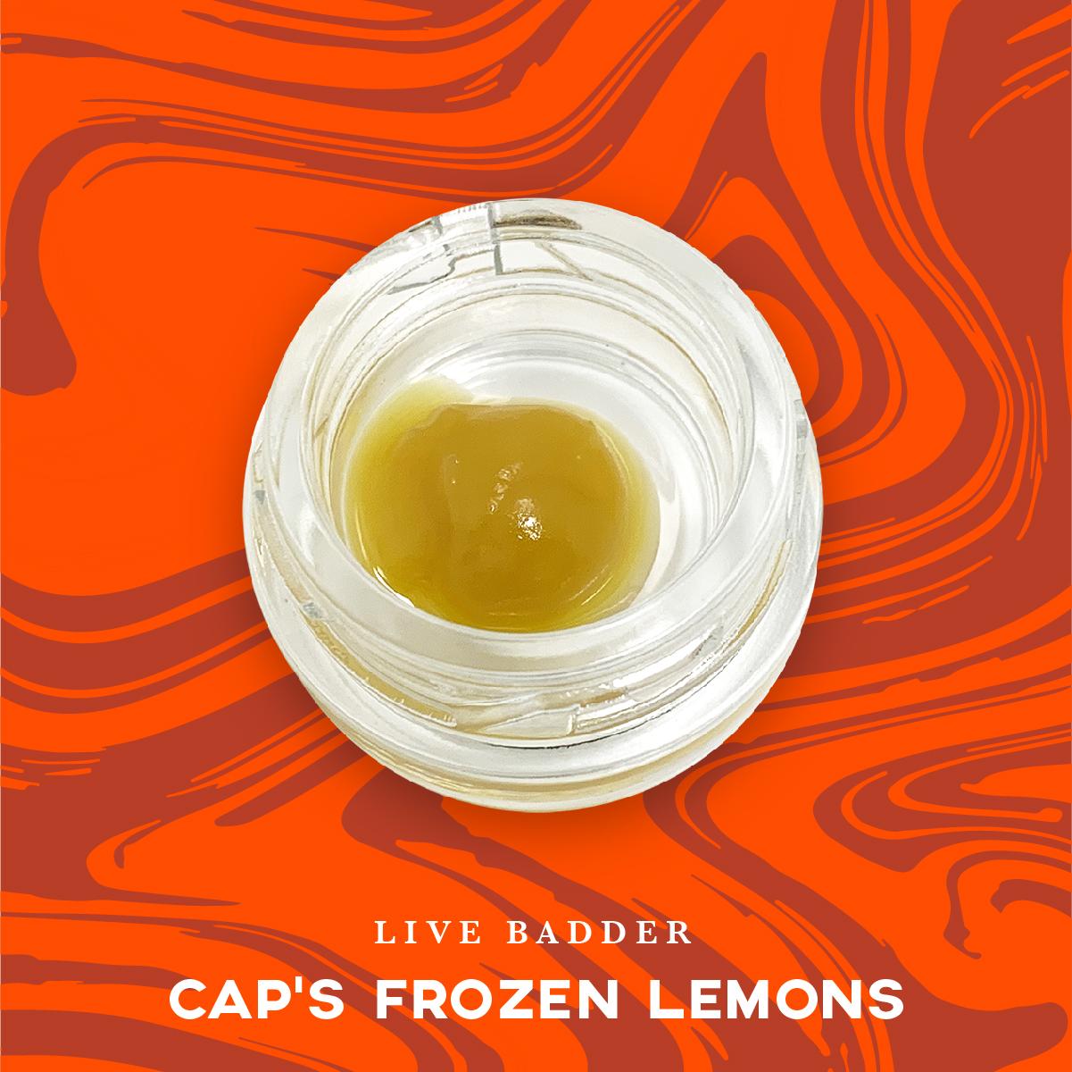 Photograph of product: Caps Frozen Lemons Live Badder | 1g