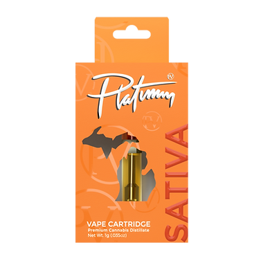 Photograph of product: Platinum Vape - 510 Vape Cartridge - (1g) - Oui'd - **PINEAPPLE PARADISE** (10/$60)
