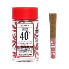 Photograph of product: STIIIZY 40's 5pk | Blue Dream