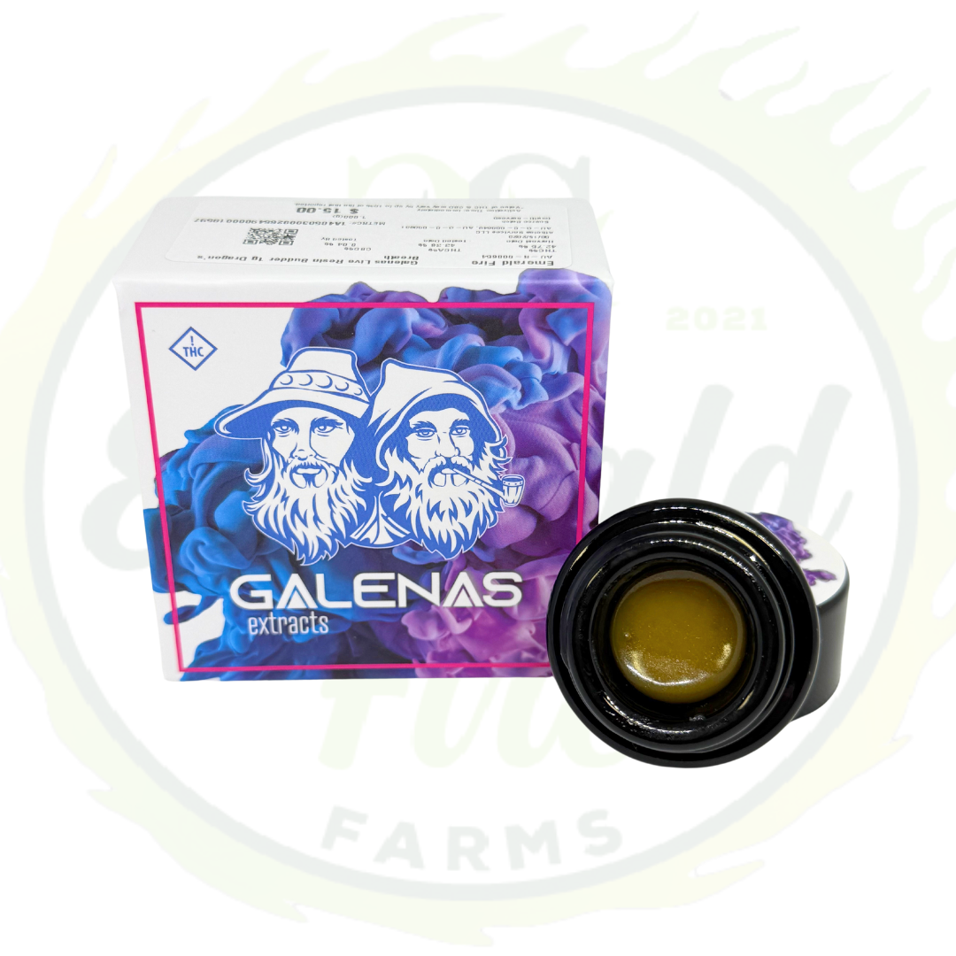 Photograph of product: Galenas Live Resin Budder 1g Gorilla Glue