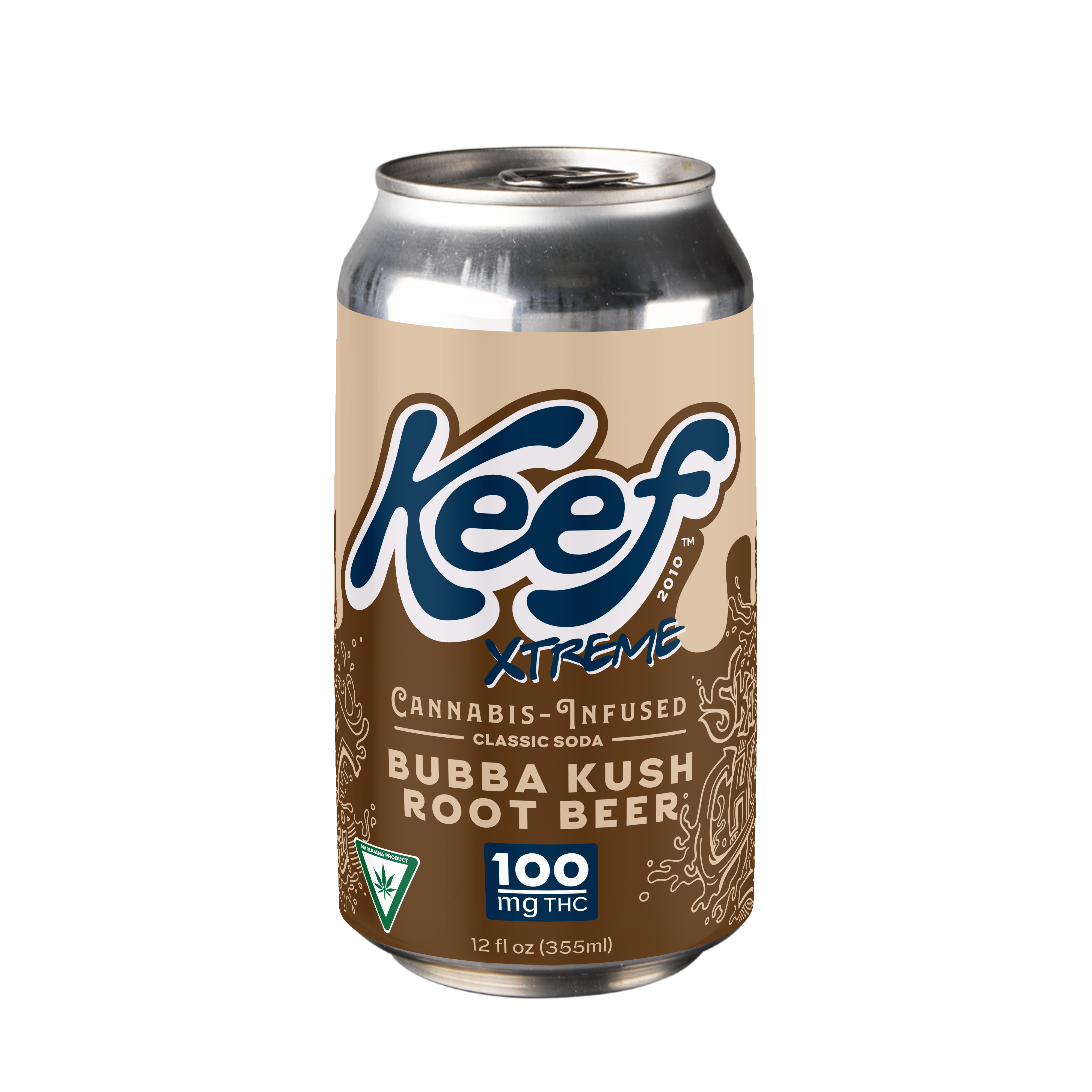 Photograph of product: Classic Soda Bubba Kush Root Beer 100mg | 2/$20