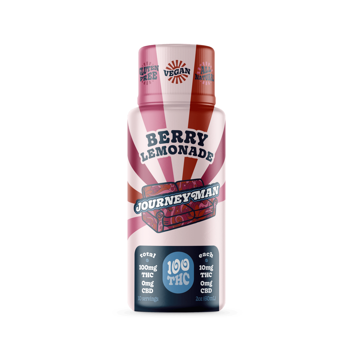 Photograph of product: Vegan Shot | Journeyman | Berry Lemonade [2oz]