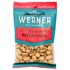 Photograph of product: Snack Werner Pistachios