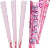 Photograph of product: ELEMENTS | Pink Cones | King Size | 3pk