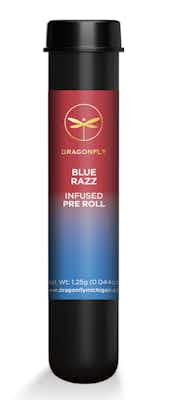 Photograph of product: Blue Razz | 1.25G Infused Preroll | 3 FOR $12 Special
