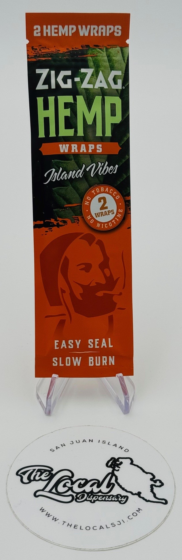 Photograph of product: Zig Zag Island Vibes Hemp Wraps 2pk