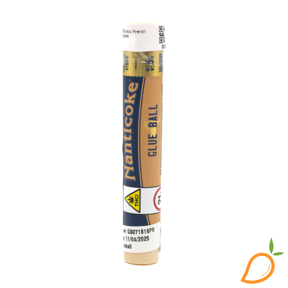 Photograph of product: 0.5g Glueball Preroll Nanticoke