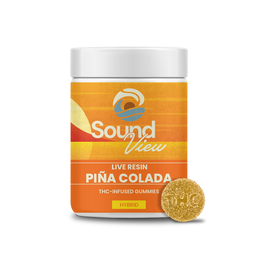 Photograph of product: Pina Colada Live Resin Gummies T93.2mg 20pk S C0080000073