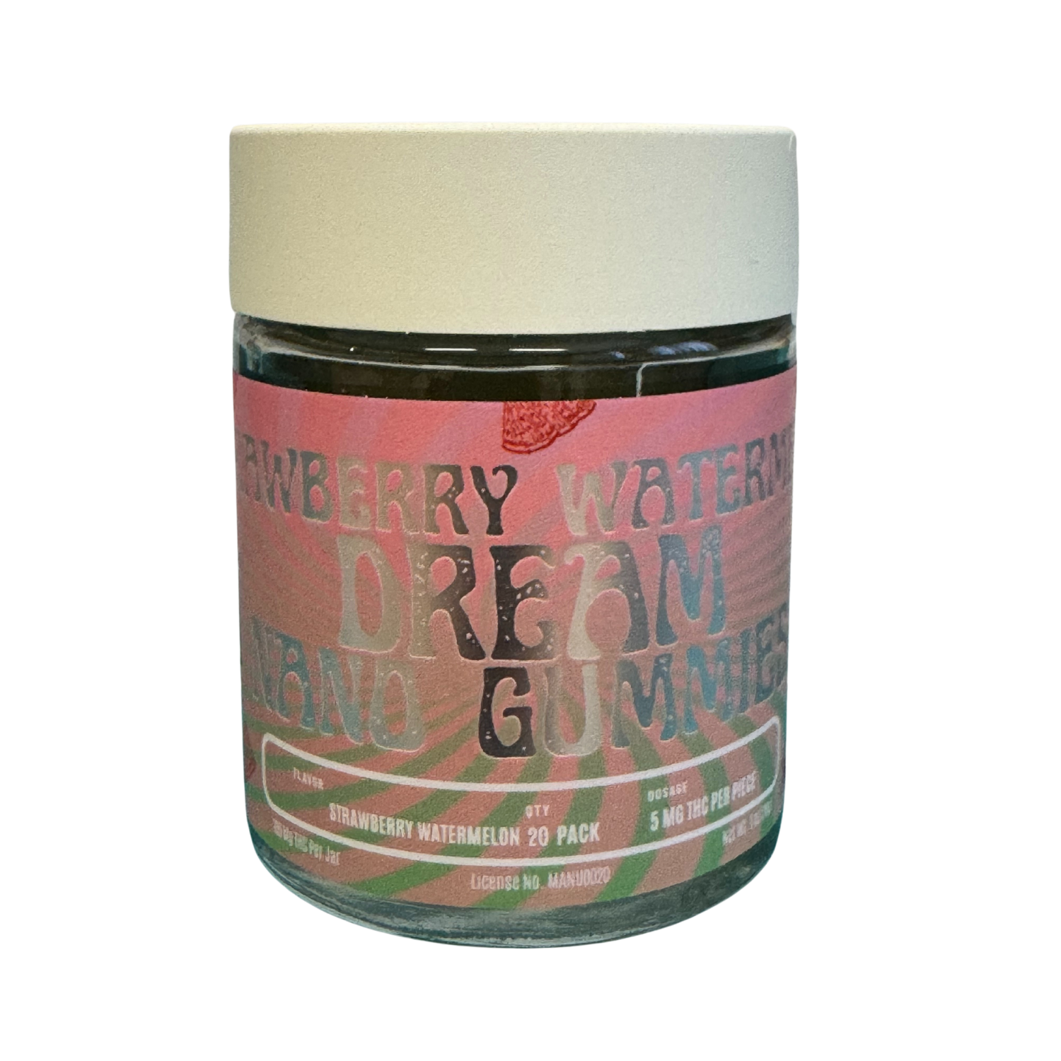 Photograph of product: Strawberry Watermelon Dream Nano Gummies | 100mg | Highly Rooted