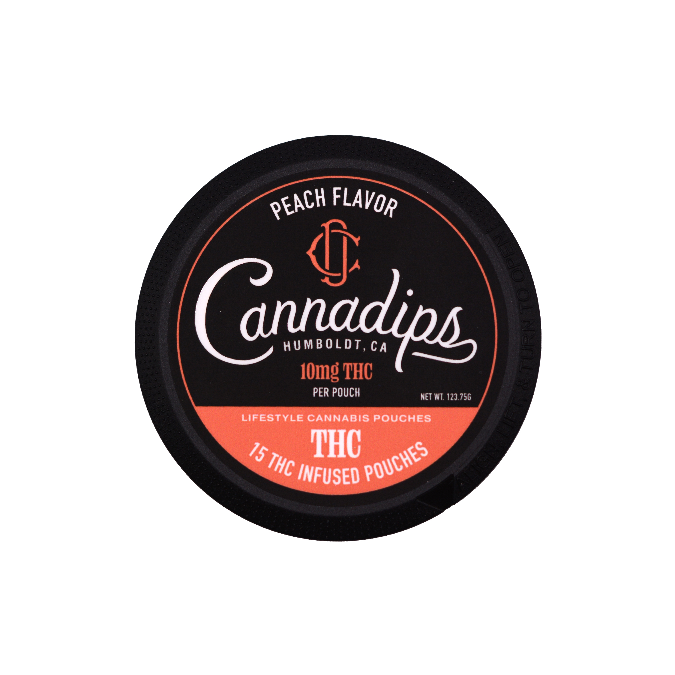 Photograph of product: DHC - Concentrate - Tincture - Cannadip Peach - Hybrid - 150MG