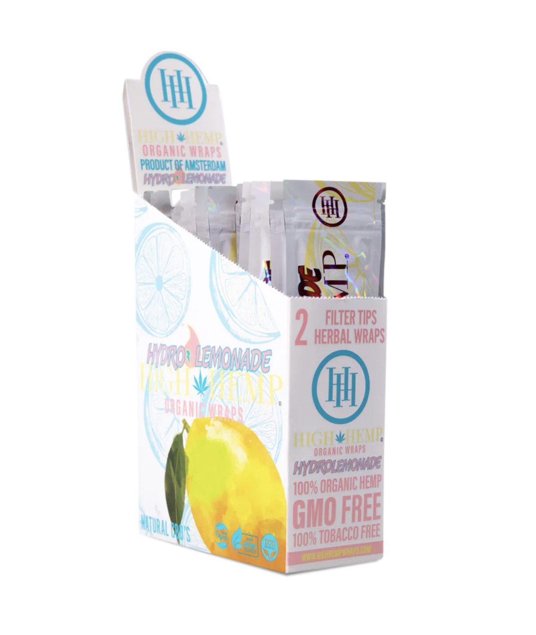 Photograph of product: High Hemp | Organic Wraps | HYDRO LEMONADE
