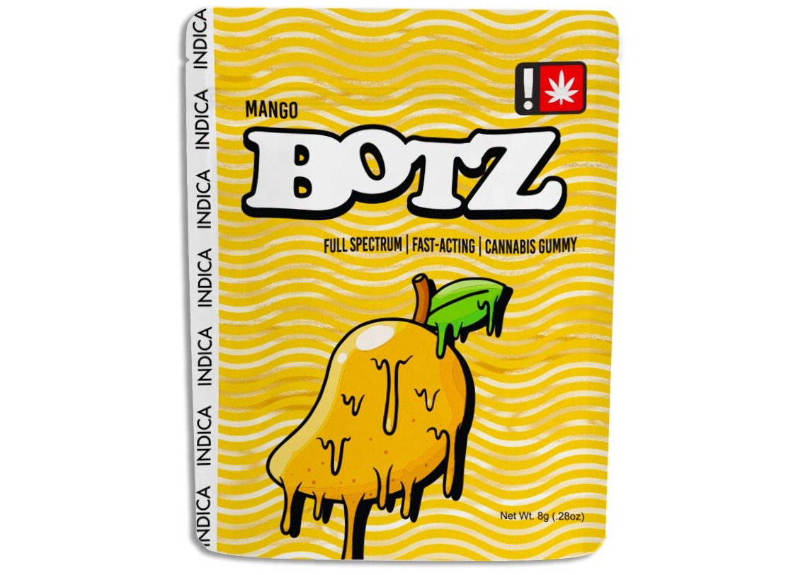 Photograph of product: Gummy - Botz 1pc - Mango - GREEN LEAF SPECIAL