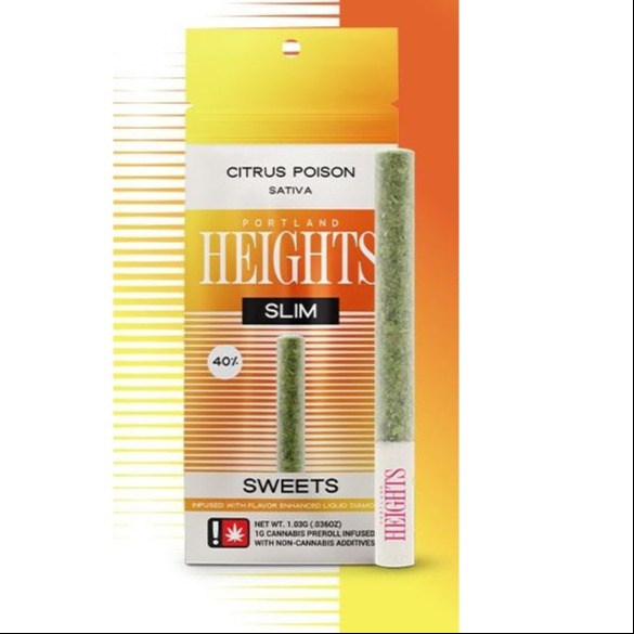 Photograph of product: Portland Heights > SWEETS Slims 1g > Oui'd > Citrus Poison