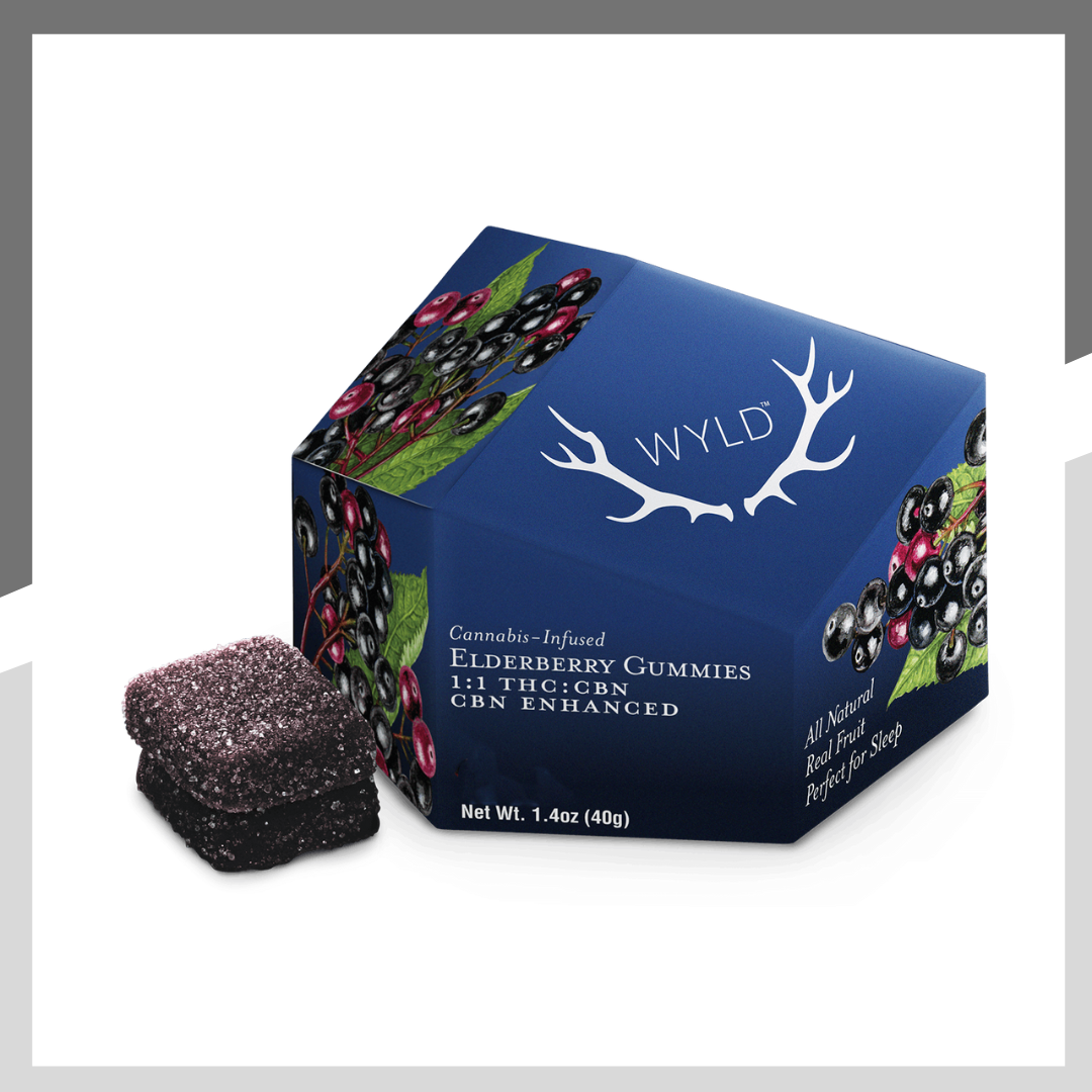Photograph of product: Elderberry 2:1 CBN | Gummies | 10pk | 100mg