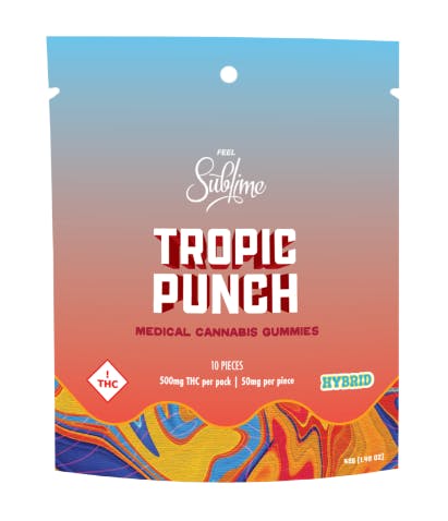 Photograph of product: Sublime - 500mg - Tropic Punch (H)