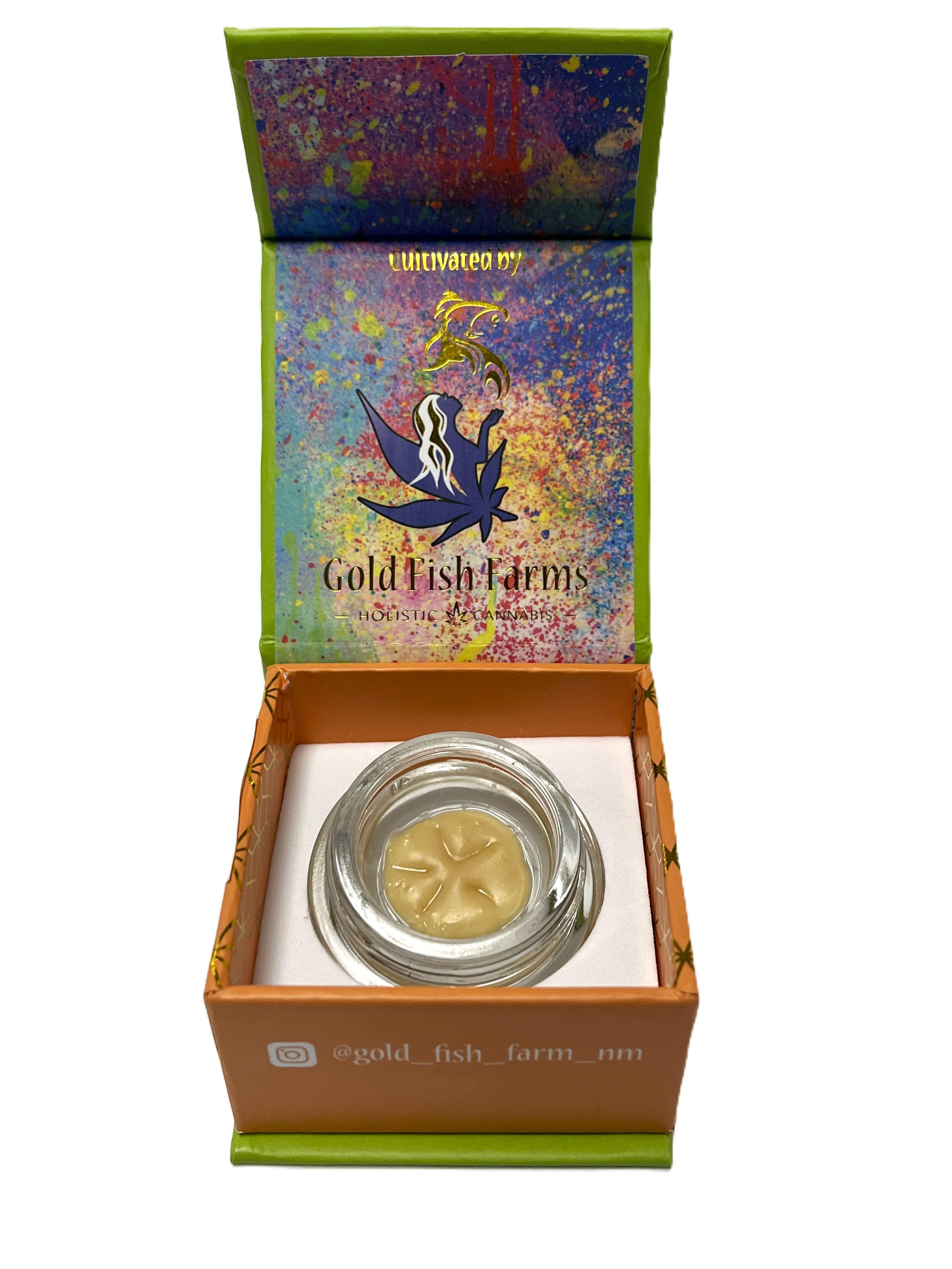 Photograph of product: Oregon Cutthroat Live Rosin | 1g | Gold Lotus