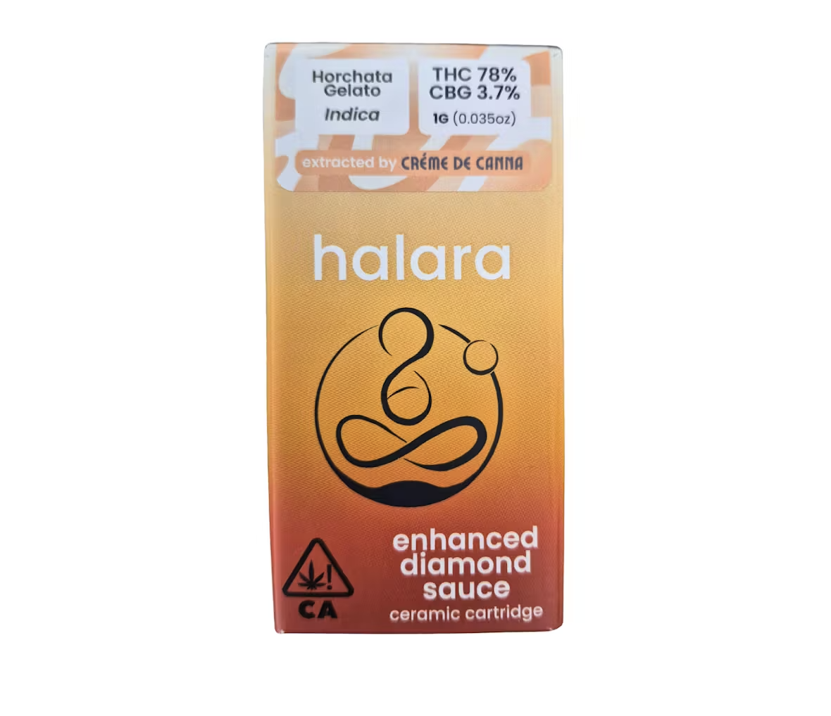 Photograph of Product: Halara Enhanced Diamond Sauce Cart 1g - Horchata Gelato (I)