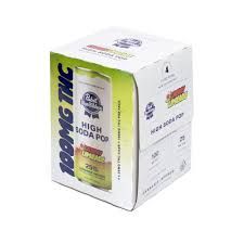 Photograph of product: Pabst Blue Ribbon - Cherry Limeade 25mg Infused Soda 4pk - 