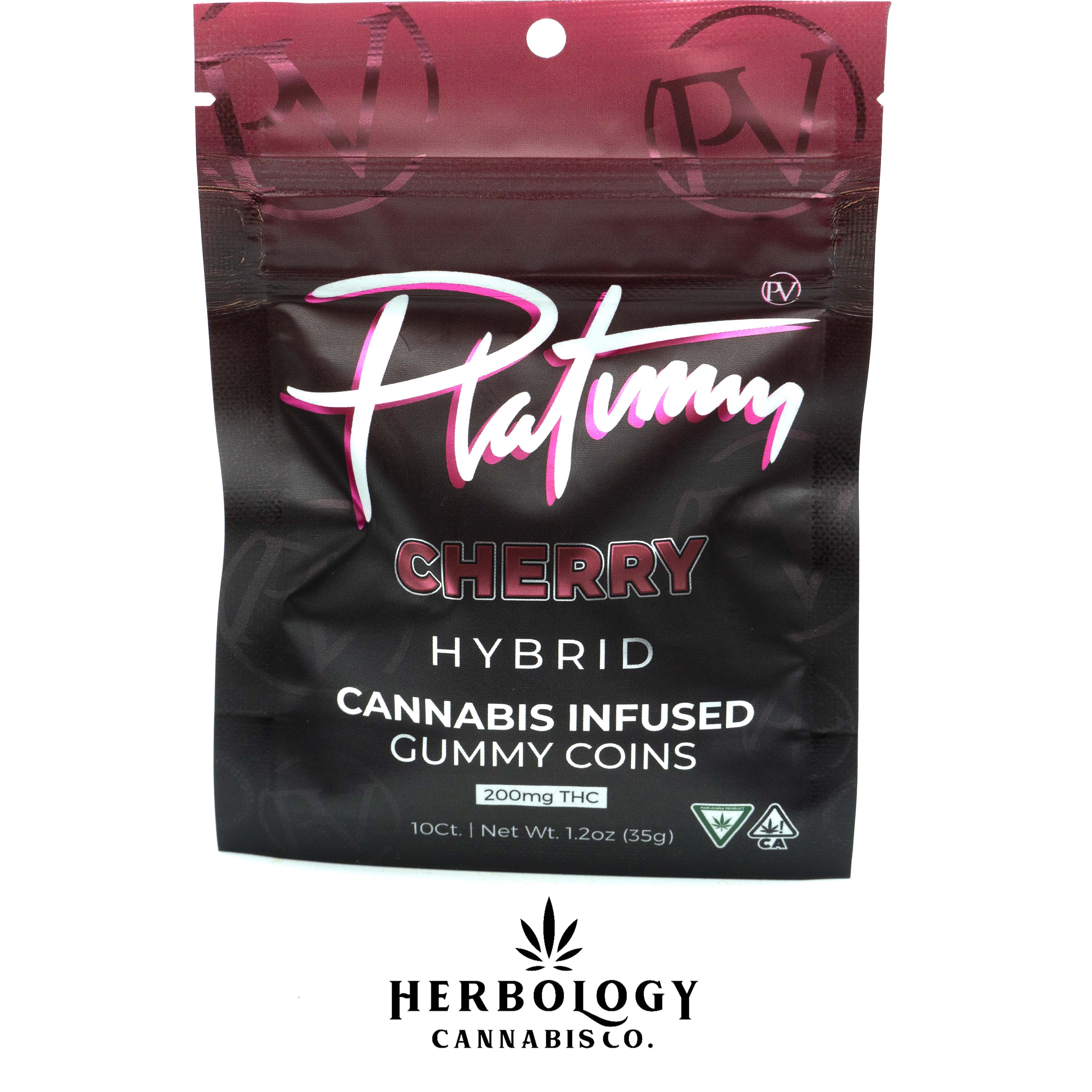 Photograph of product: Platinum Vape | Gummy | Wild Cherry | 200mg