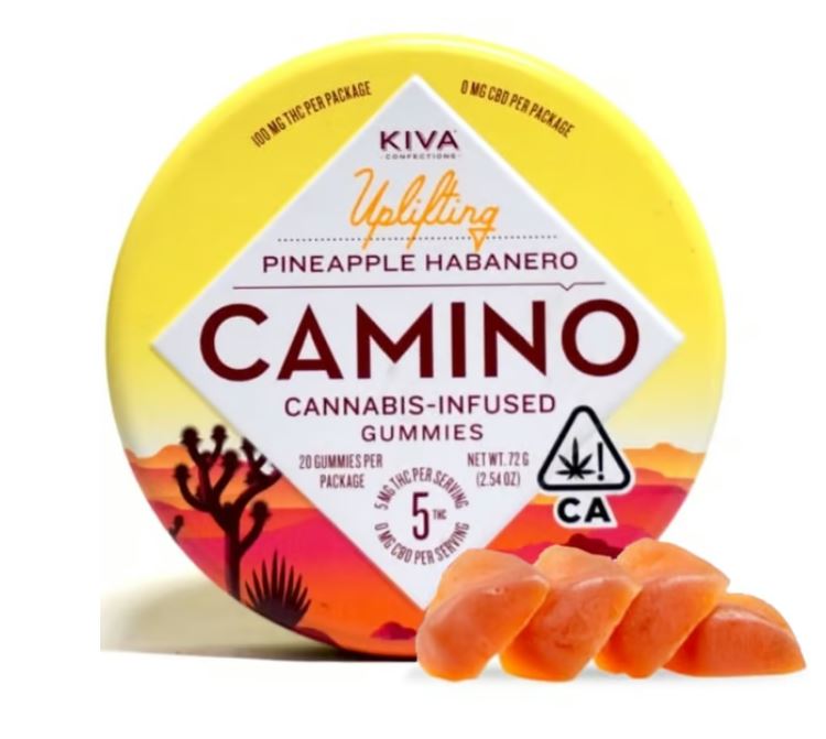 Photograph of product: Camino: Pineapple Habanero | 100mg THC | 20pk