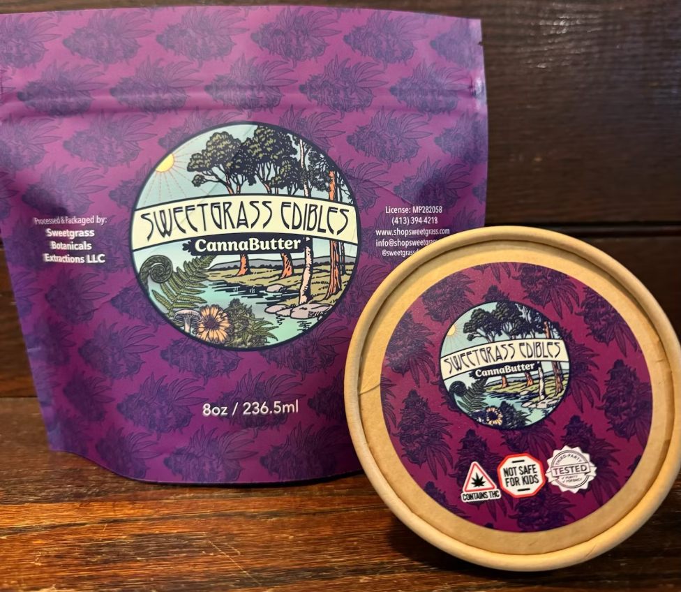 Photograph of product: Cannabutter - 80mg - Sweetgrass Botanicals