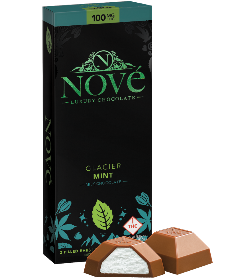 Photograph of product: Nove Milk Chocolate: Glacier Mint