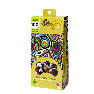 Photograph of product: Swifts | Tiger Butter Truffles | 10pk | 100mg TH-oui
