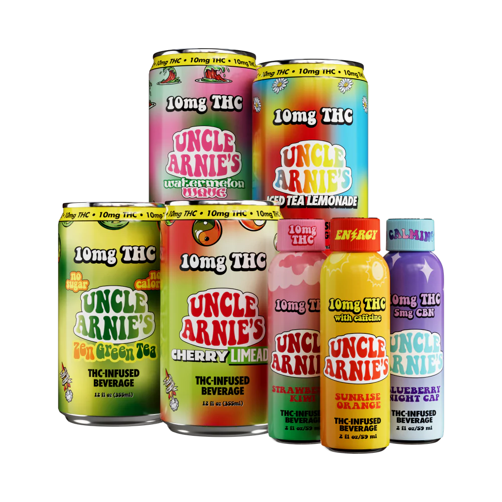 Photograph of product: Uncle Arnie's Drink Pineapple Punch 100mg/.1g 8oz