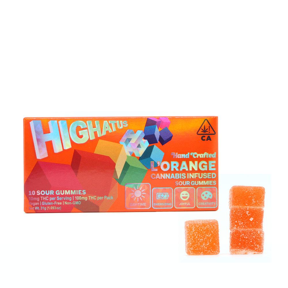 Photograph of product: Highatus - L'Orange (Sativa) Edible 100mg