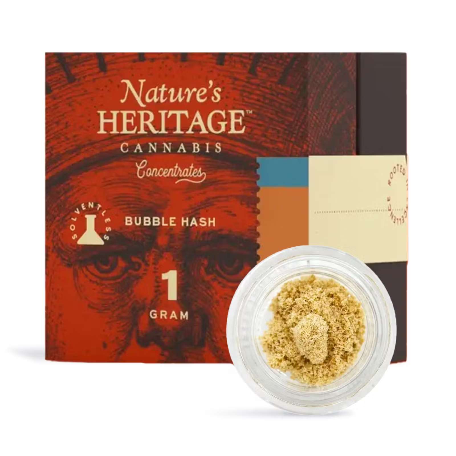 Photograph of product: Bubble au chocolat | Nature's Heritage | Hybrid Blend [3.43% Terps]
