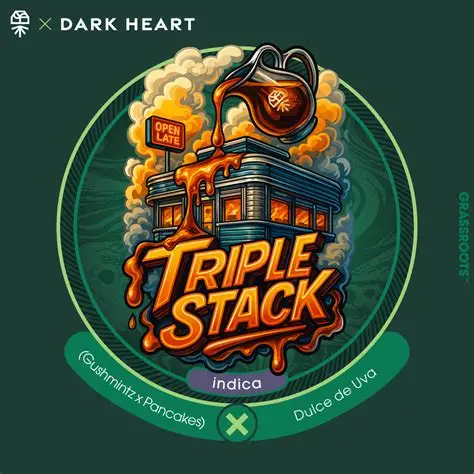 Photograph of product: Dark Heart Collection Whole Flower 3.5g Triple Stack (I) TH-oui 29.91% 00886