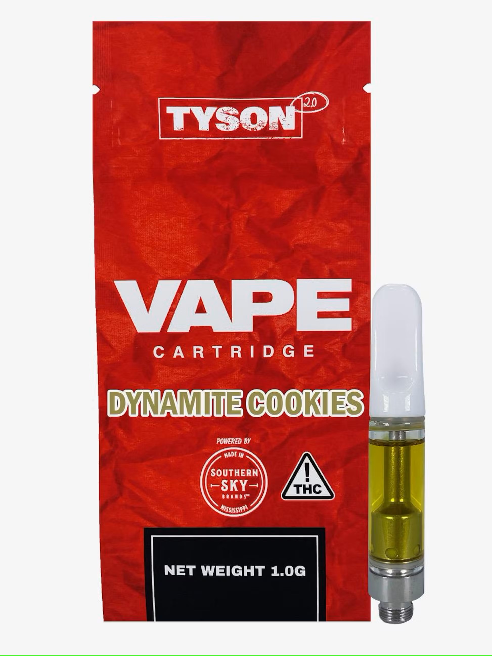 Photograph of product: Tyson 2.0 | 0.5g | Dynamite Cookies | Cartridge