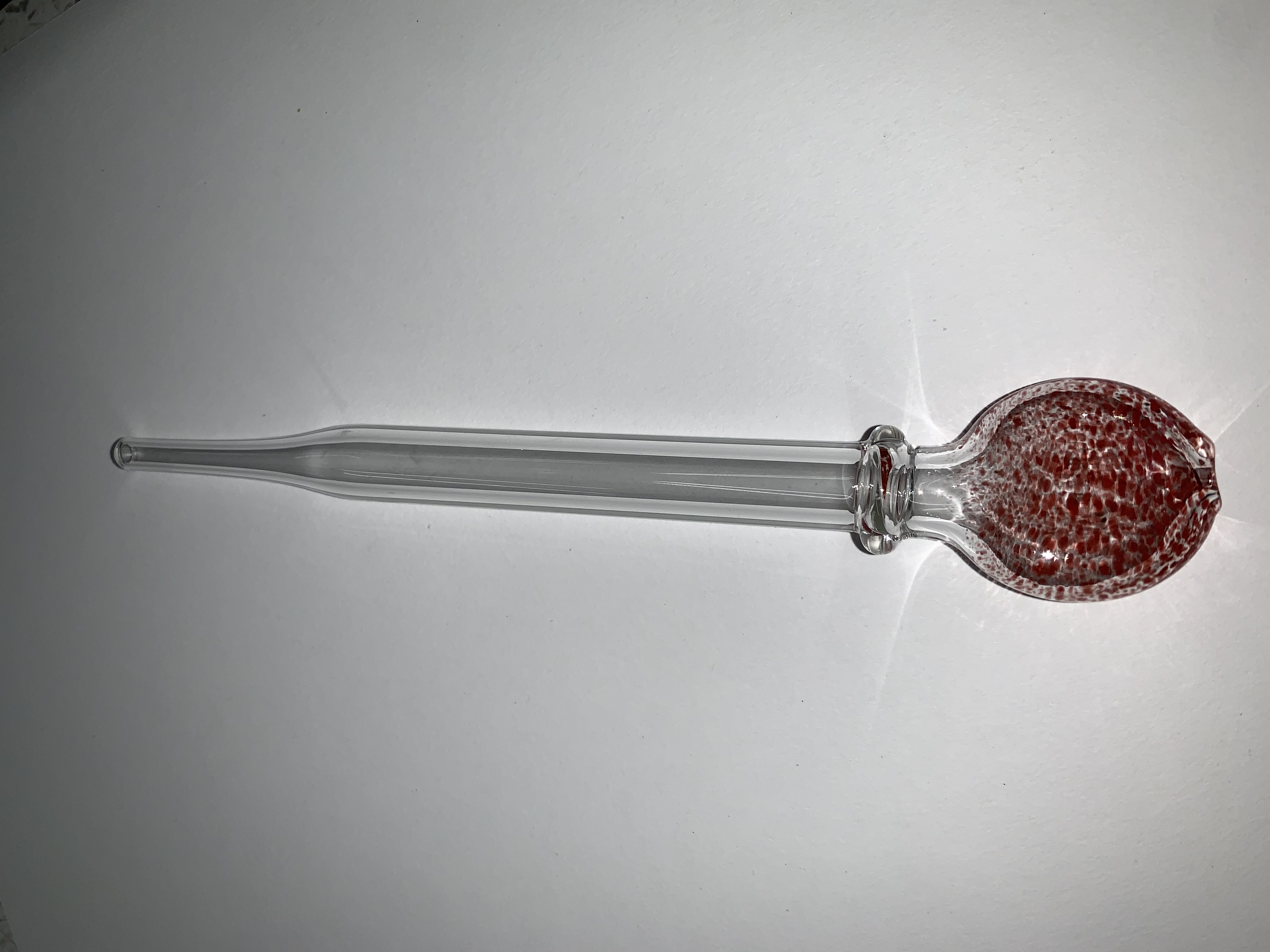 Photograph of product: Glass - 6" Colorful Frit Dab Straw - P2107