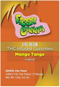 Photograph of product: FRESH CANNA | MANGO TANGO - LIVE RESIN GUMMIES | 200MG | HYBRID