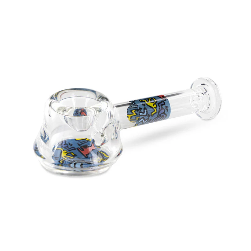 Photograph of product: Keith Haring Spoon Pipe - Blue