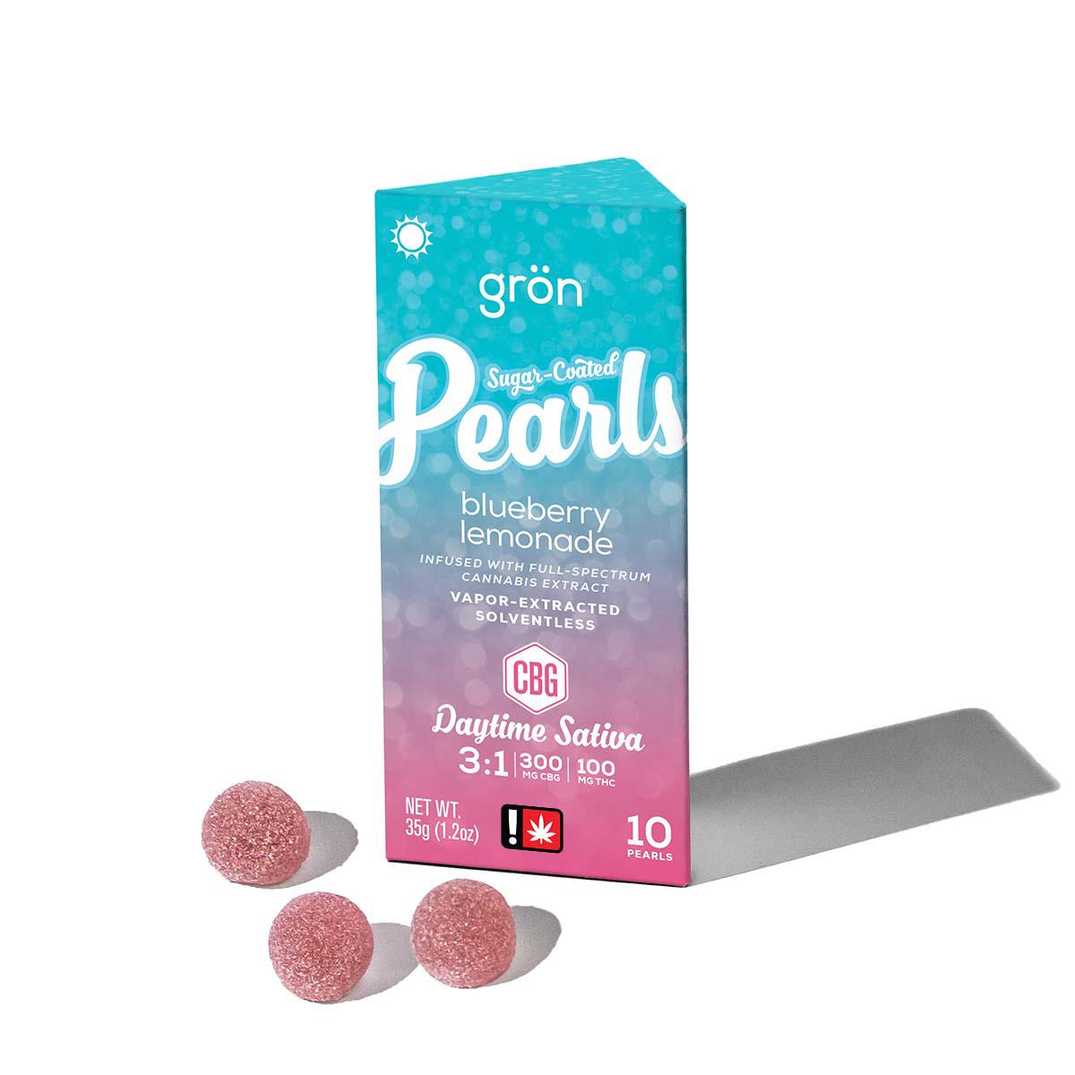 Photograph of product: Gron | Pearls | Blueberry Lemonade 3:1
